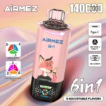Airmez FOX 140000 Puffs 6 IN 1 – 140 000 pyknięć i 6 smaków w jednym e-papierosie - obrazek 4