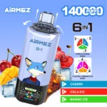 Airmez FOX 140000 Puffs 6 IN 1 – 140 000 pyknięć i 6 smaków w jednym e-papierosie - obrazek 6