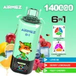 Airmez FOX 140000 Puffs 6 IN 1 – 140 000 pyknięć i 6 smaków w jednym e-papierosie - obrazek 10