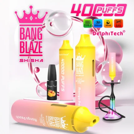 Bang Blaze Shisha 40000 Puffs – Niezrównana moc i smak w jednym urządzeniu
