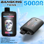 Bang King Twins 50000 Puffs Disposable Vape – Podwójna Moc i Smak w Jednym Urządzeniu | VapoMistrz - obrazek 4