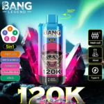Bang Legend 120000 Puffs 5 w 1 Smaki – Jednorazowy E-Papieros Z Niezrównaną Wydajnością i Smakami! - obrazek 3