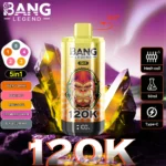 Bang Legend 120000 Puffs 5 w 1 Smaki – Jednorazowy E-Papieros Z Niezrównaną Wydajnością i Smakami! - obrazek 4