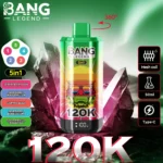 Bang Legend 120000 Puffs 5 w 1 Smaki – Jednorazowy E-Papieros Z Niezrównaną Wydajnością i Smakami! - obrazek 5