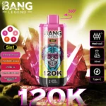 Bang Legend 120000 Puffs 5 w 1 Smaki – Jednorazowy E-Papieros Z Niezrównaną Wydajnością i Smakami! - obrazek 6