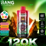Bang Legend 120000 Puffs 5 w 1 Smaki – Jednorazowy E-Papieros Z Niezrównaną Wydajnością i Smakami! - obrazek 9