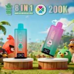 Bang King 200K Puffs Vape – 8 Smaków w 1, Dual Mesh Coil, LED Display